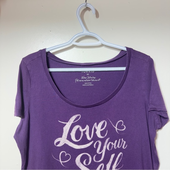 Torrid  Classic Fit Shirt Bundle Purple and Red Women Size 0X - Picture 7 of 10